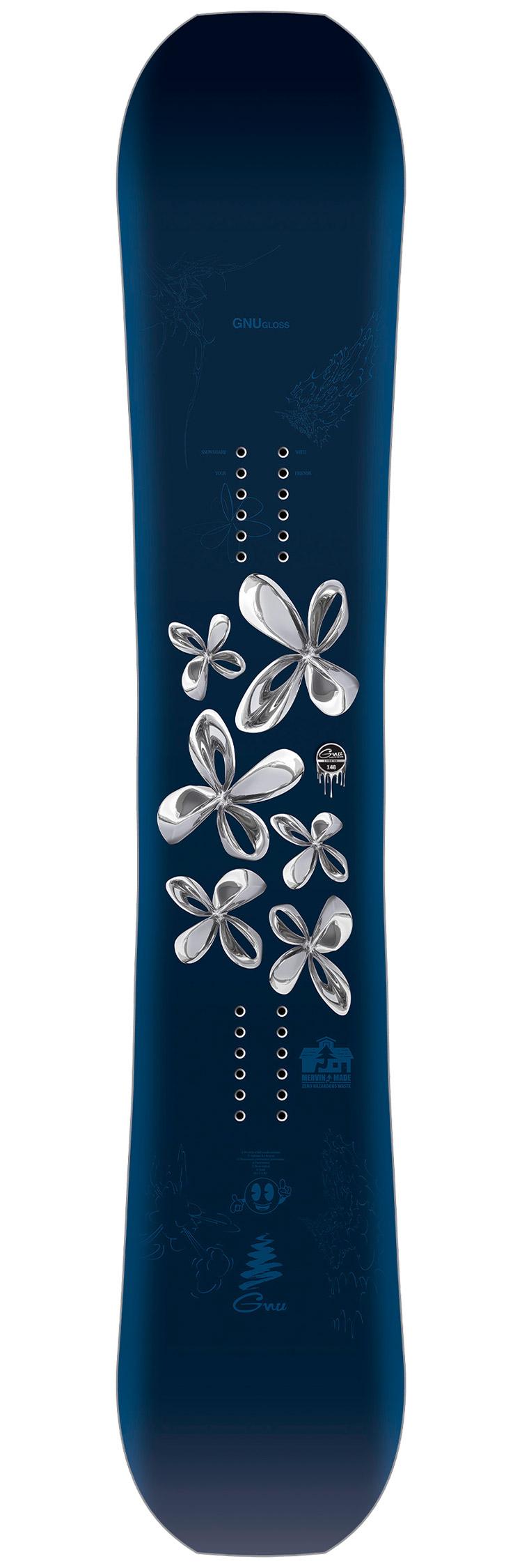 Gnu - Pack Snowboard Gloss - 148 + Queen - Snowboard