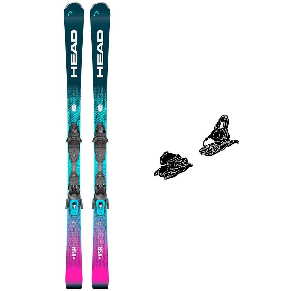 Head - Pack Ski WC Rebels E.Xsr - 156 + Pr 11 Gw Br.78 Black Matt Speed Blue - Ski