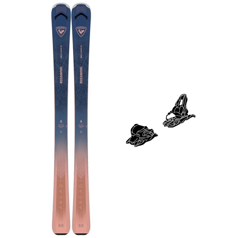 Rossignol - Alpine ski set Arcade W 88 + bindings - Ski