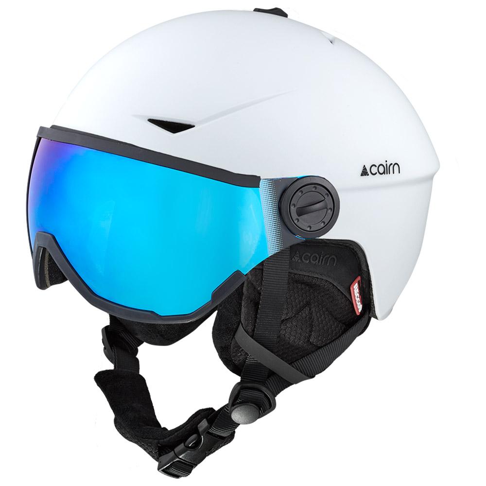 Cairn - Rise Visor Pure Mat White - S - Helmet w/ visor
