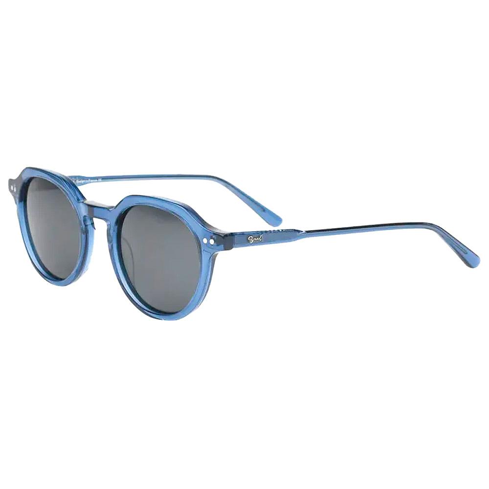 Binocle Eyewear - Melbourne Shiny Blue Grey Grey Polarized - Sonnenbrille - Blau - Glisshop.de