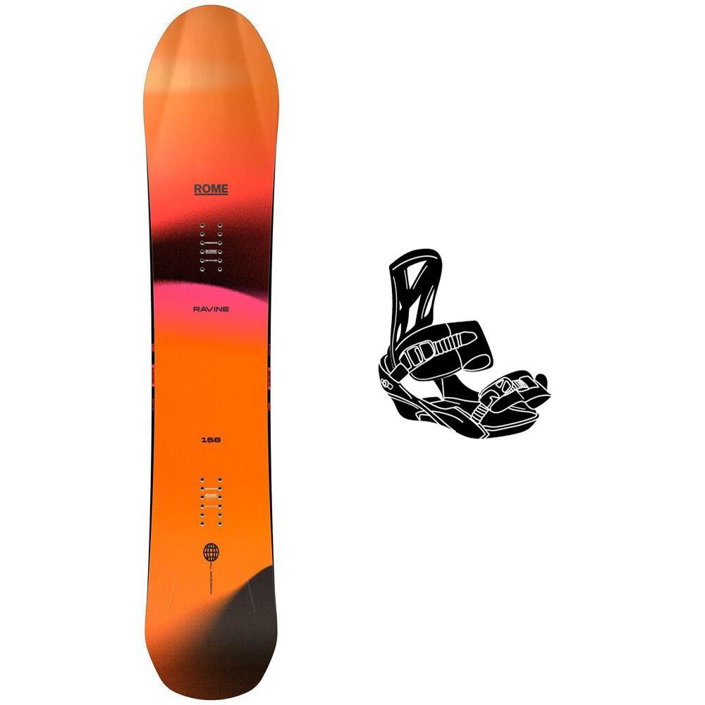 Rome - Pack Snowboard Ravine - 161 + Beam - Snowboard