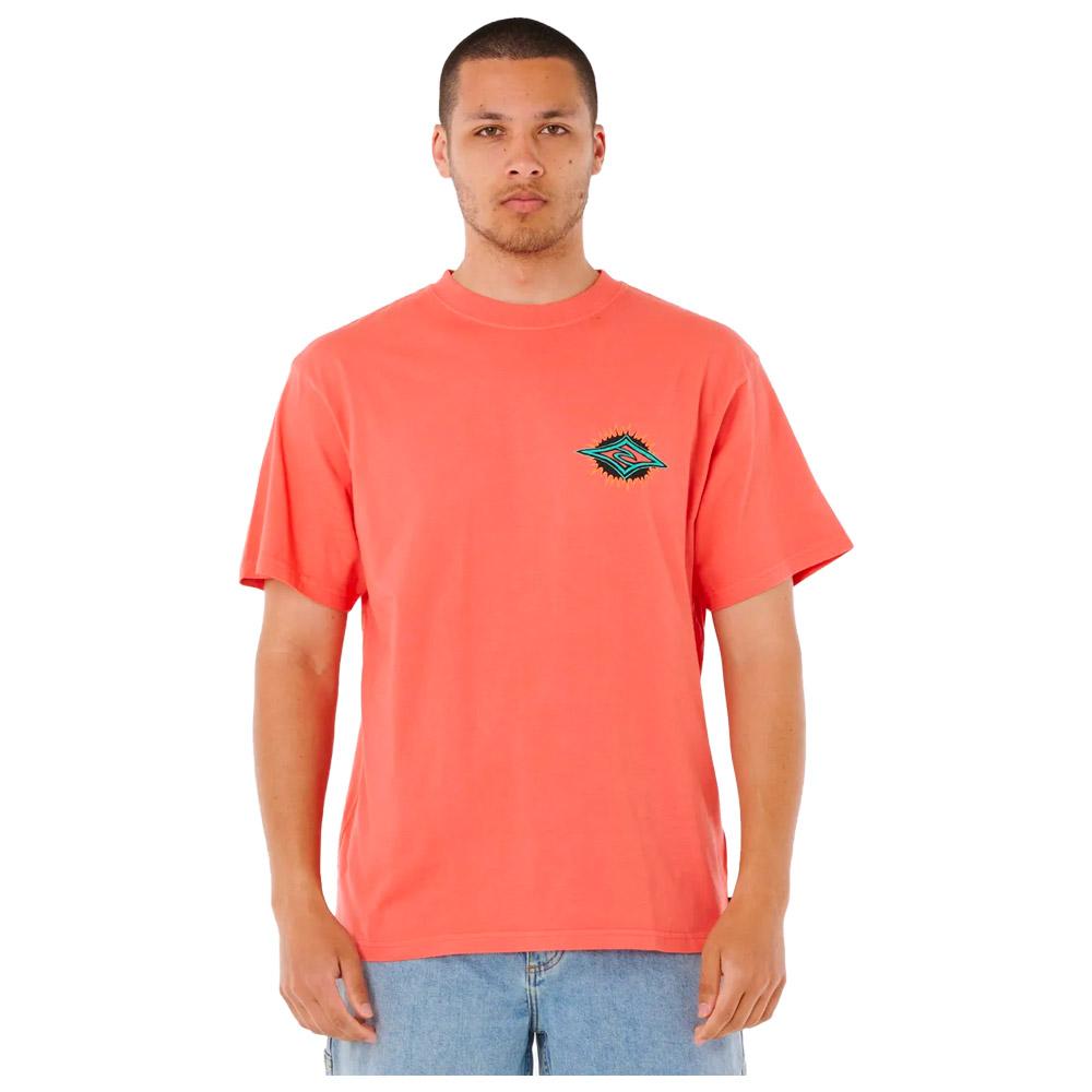 Rip Curl - Raw Burst Tee Shirt Rose Sky - M - Tee-Shirt