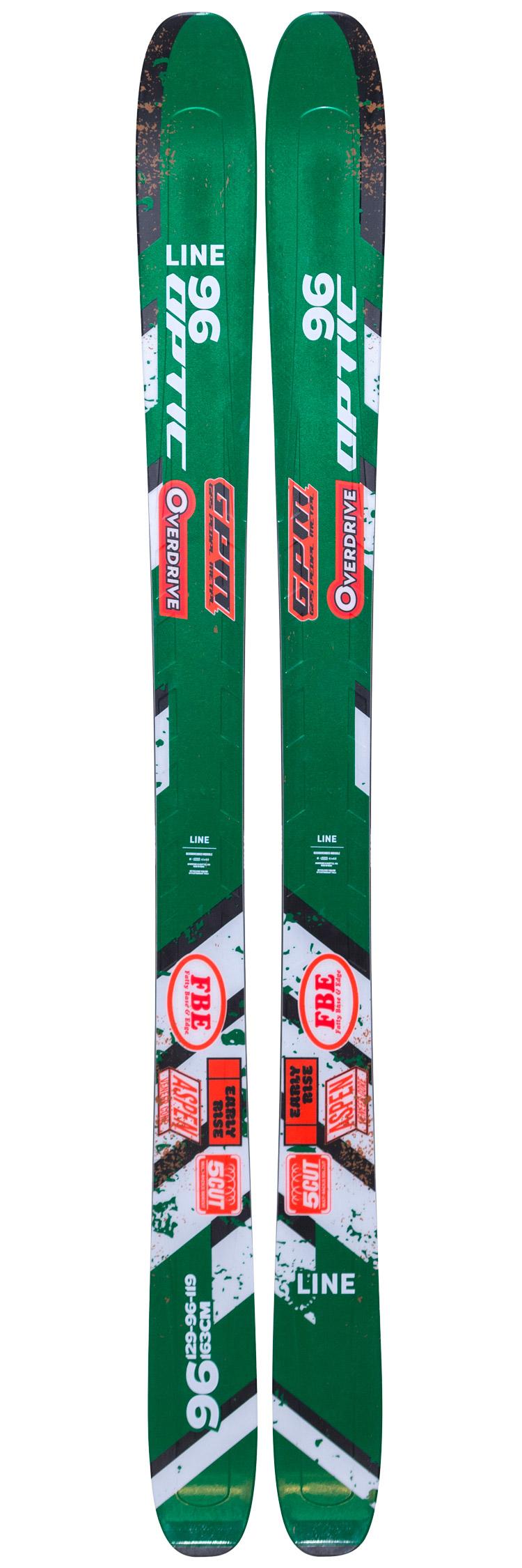 Line - Optic 96 - 156 - Ski - Größe 156 - Grün - Glisshop.de