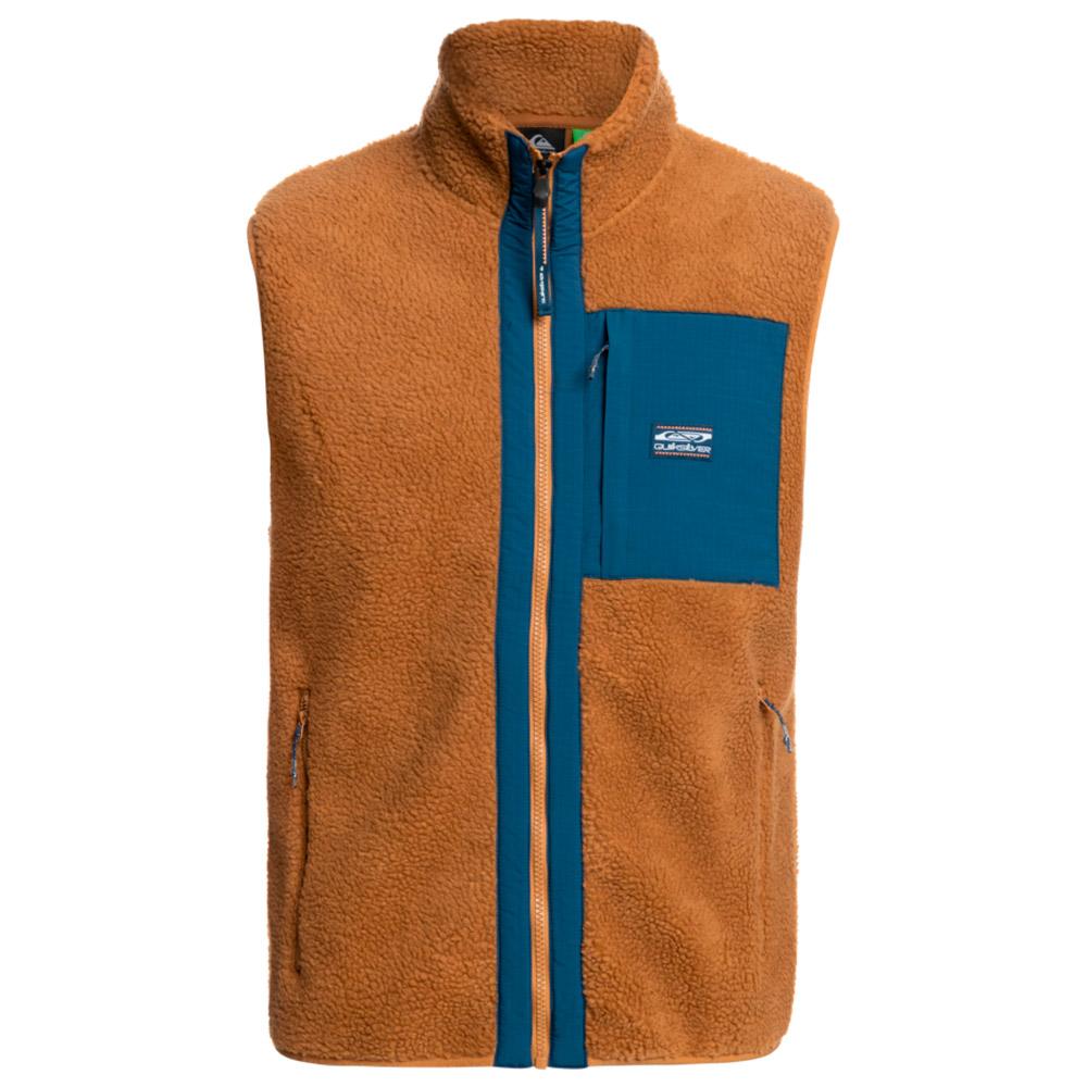 Polaire Quiksilver Shallow Water Tobacco Brown Hiver 2023 Glisshop