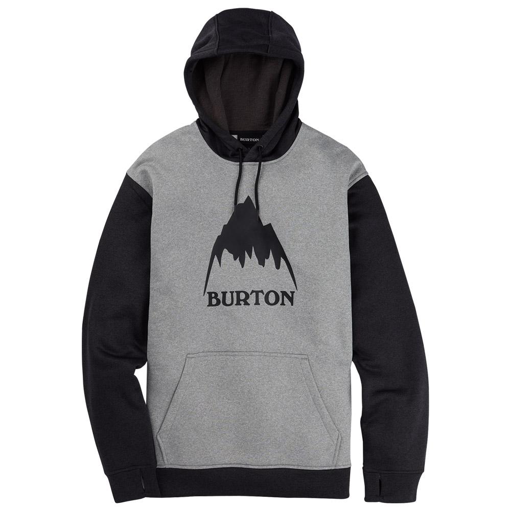 Sudadera Burton Oak Pullover Hoodie Grey Heather True Black