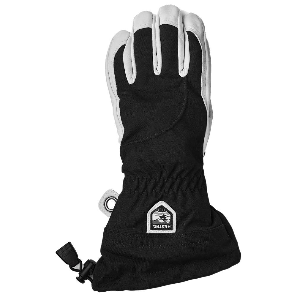 Gant Hestra Army Leather Heli Ski Female Glove Black Offwhite Hiver 2025 Glisshop