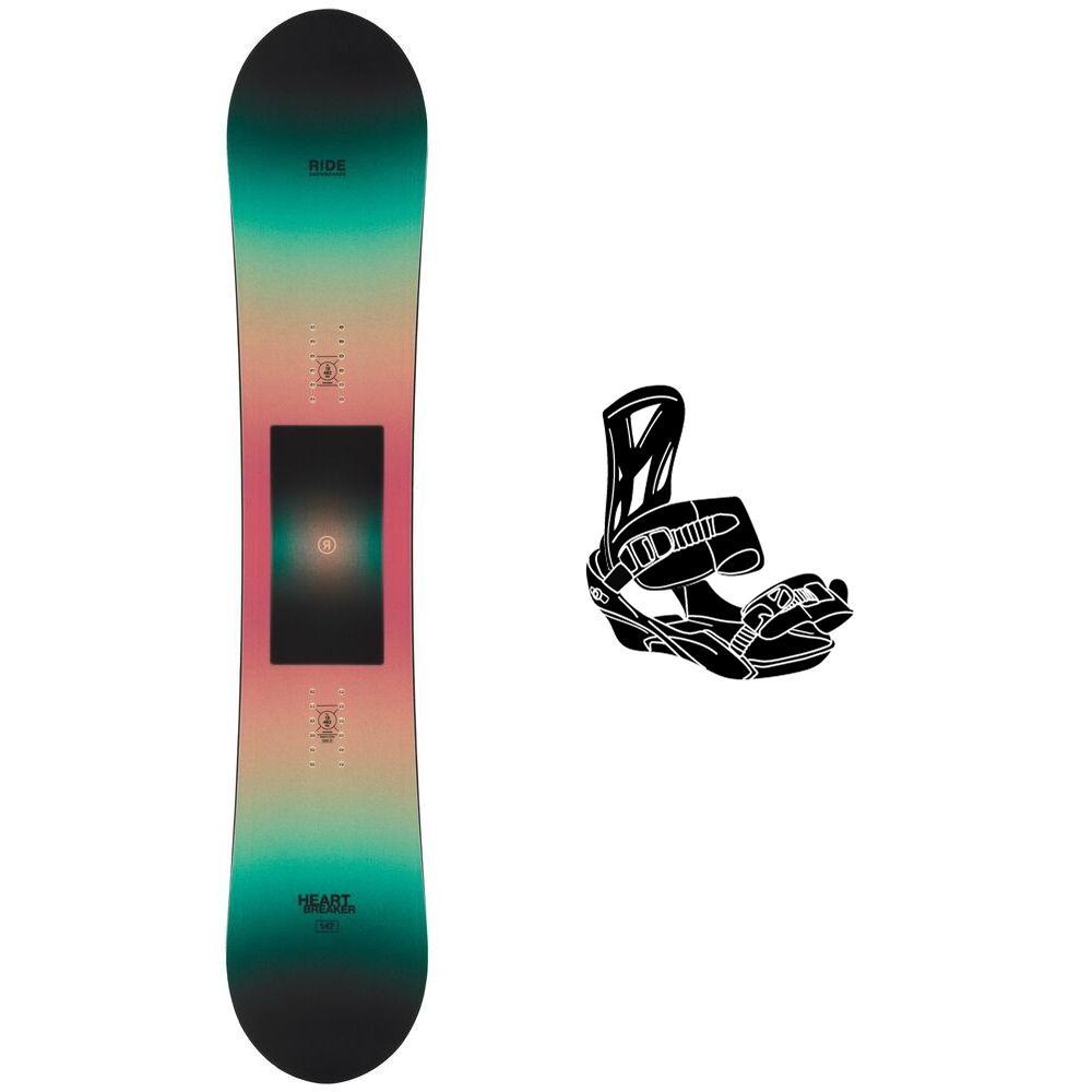 Ride - Pack Snowboard Heartbreaker - 143 + Flite - Snowboard