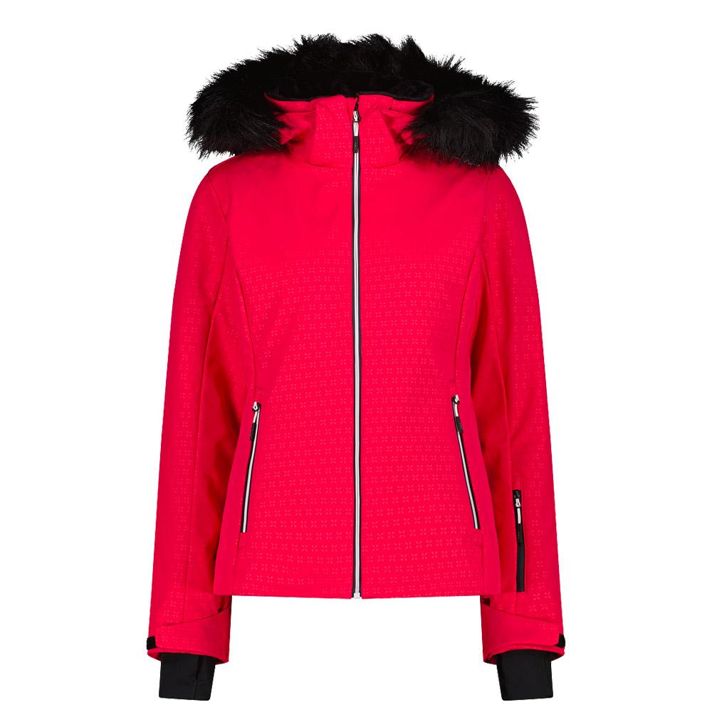 CMP - Woman Jacket Zip Hood Carminio - 34 - Ski Jacket