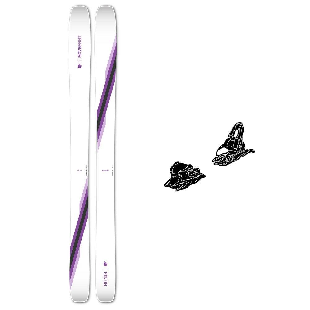 Movement - Pack Ski Go 106 Ti - 178 + Attack Lyt 11 Gw Br.110 Solid Black - Ski