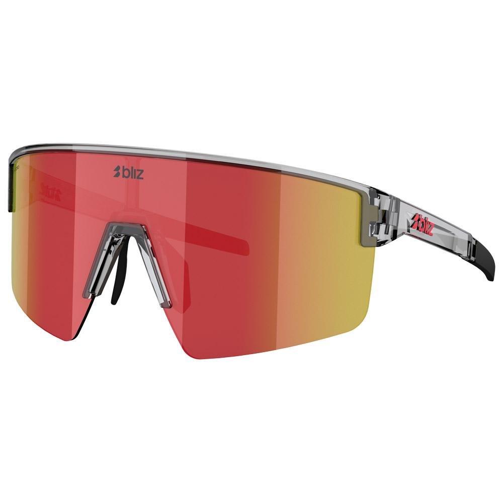 Bliz - P004 Transparent Dark Grey Brown Red Multi - Sunglasses