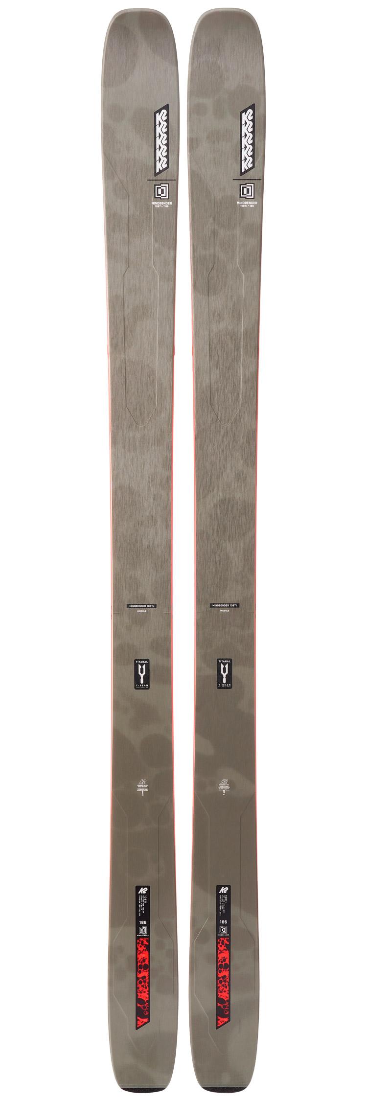 K2 - Mindbender 108Ti - 193 - Ski - Größe 193 - Grau - Herren - Glisshop.de