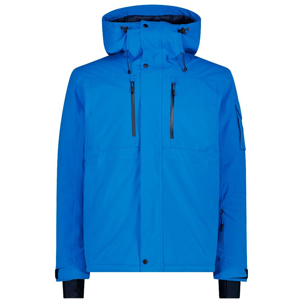 CMP - Man Jacket Fix Hood Royal Blue - 54 - Ski Jacket