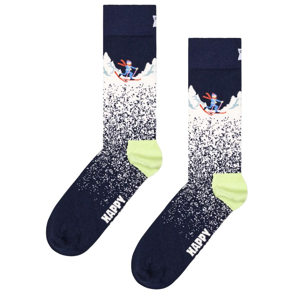 Happy Socks - Crew Socks Snowy Night Navy - 41-46 - Socks