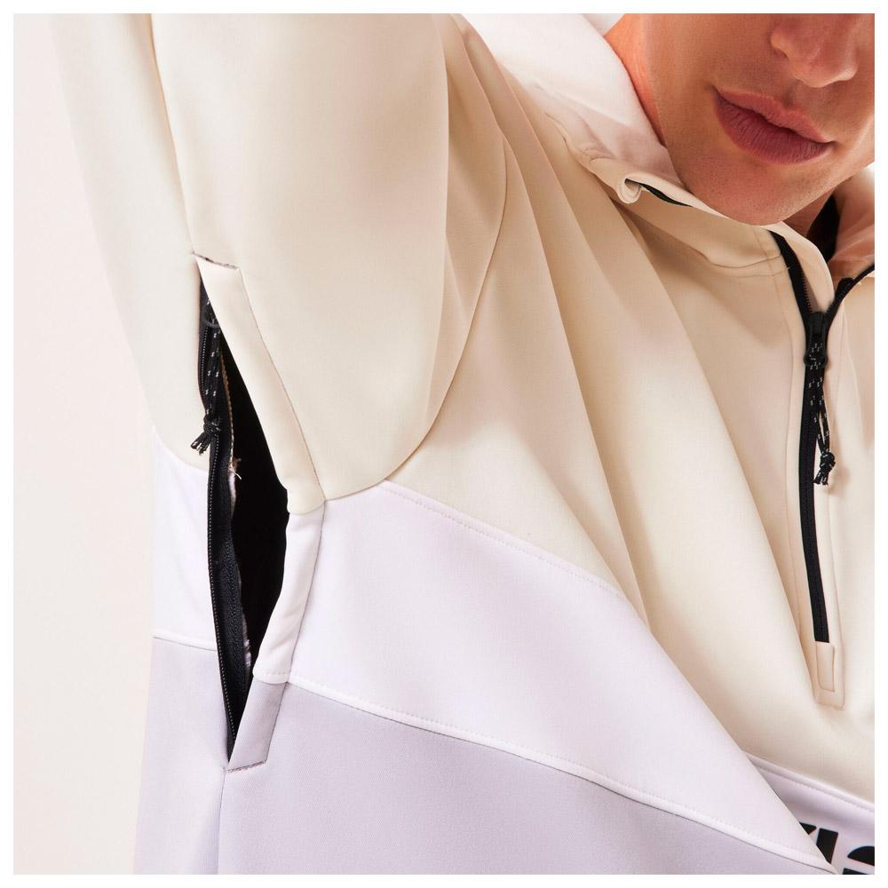 Oakley Ski Jacket Tnp Nose Grab Softshell Hoodie Lunar Rock Arctic White Winter 2025 Glisshop