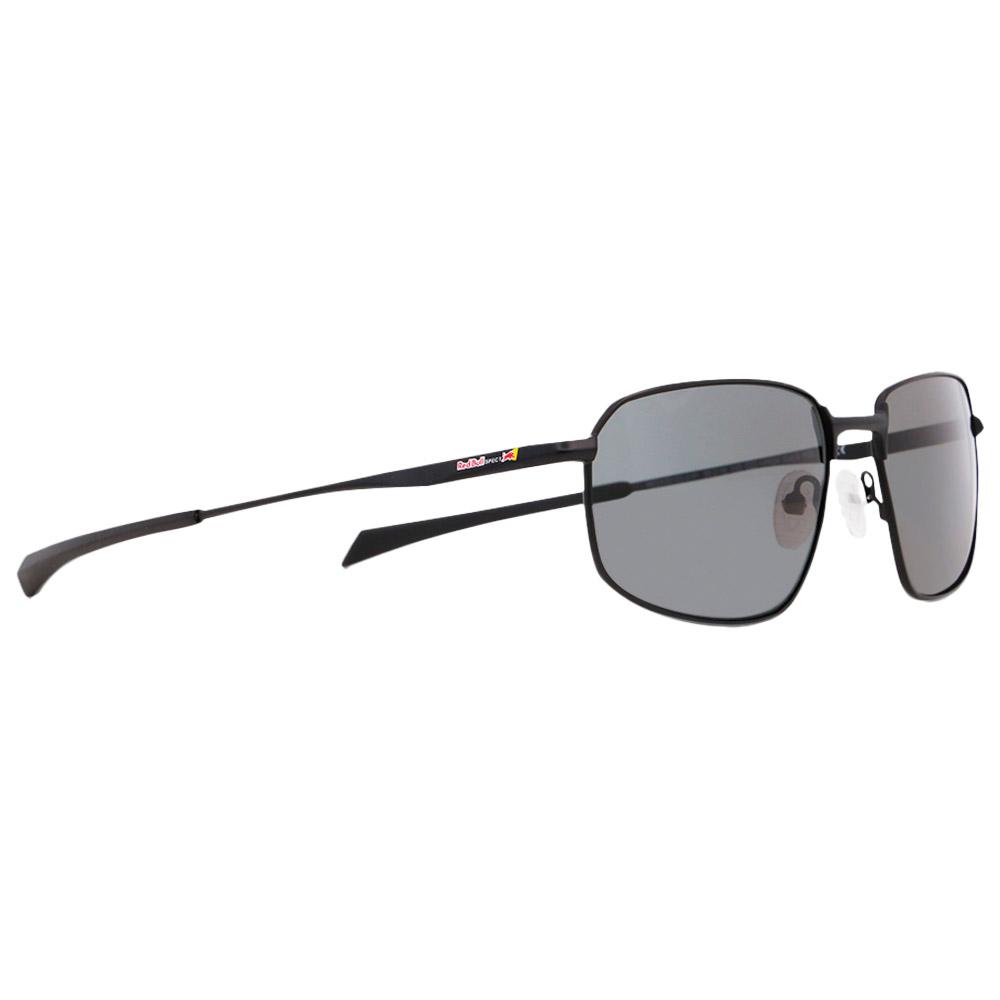 Red Bull Spect - Redms Rectangular Metal Matt Black Smoke Polarized - Sunglasses