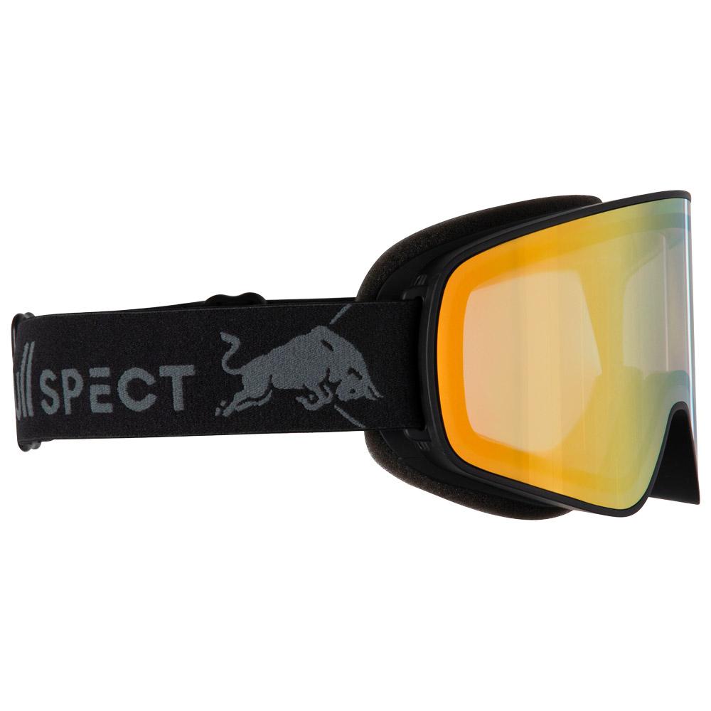 Red Bull Spect - Rush Matt Black Brown Gold Chrome-x - Skibrille