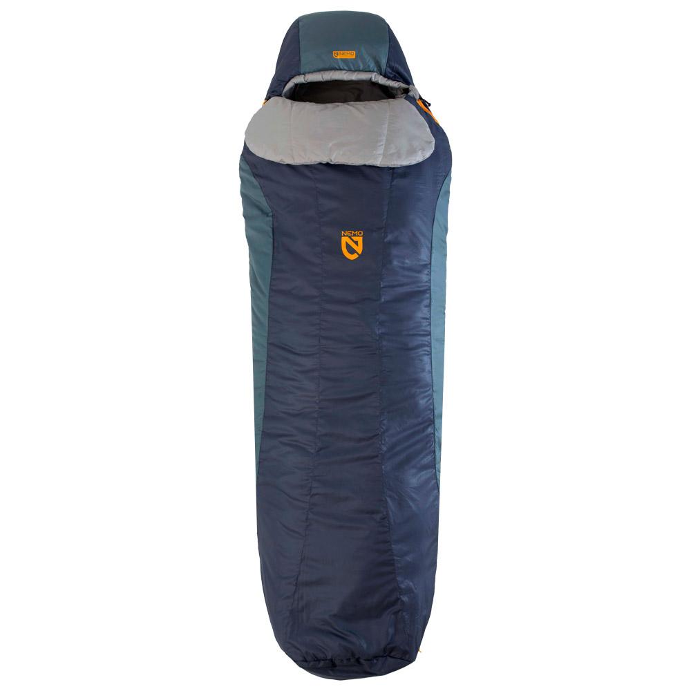 Nemo - Tempo Men's 20 Odyssey Gray Titanium - Long - Schlafsack - Größe Long - Blau - Herren - Glisshop.de