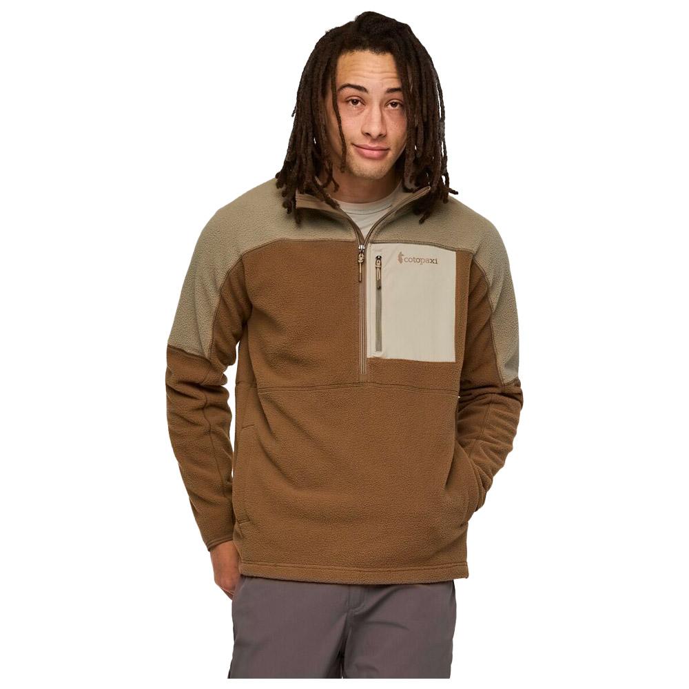 Cotopaxi - Abrazo Fleece Half Zip Jacket M Stone And Dune - M - Fleece - Größe M - Grau - Herren - Glisshop.de