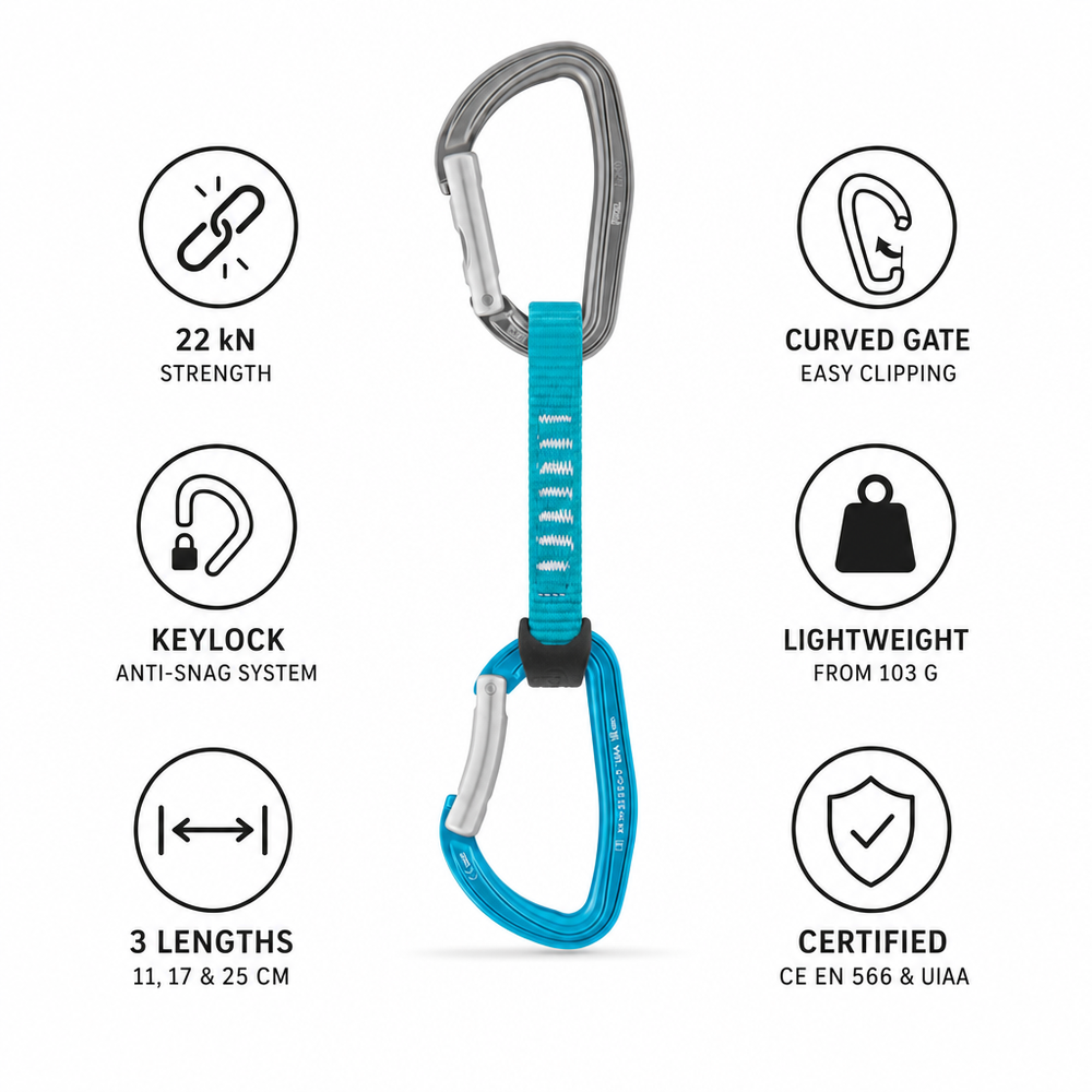 Petzl - Djinn Axess Turquoise - 25 - Expressset