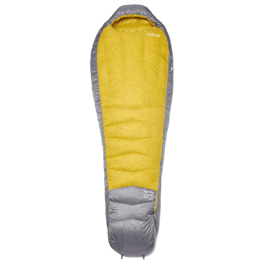 RAB - Neutrino -12C / 10F Womens Zinc Dark Pollen - Regular Left Zip - Schlafsack
