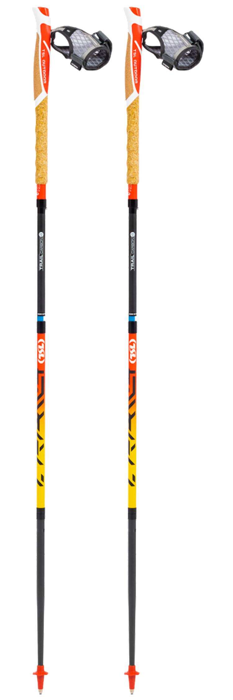 TSL - Trail Carbon 4 Cork Cross Short Fire - 115 - Trail running poles