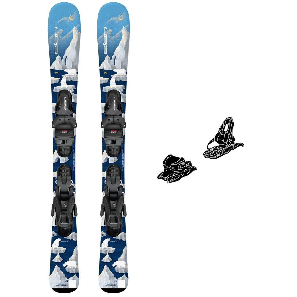 Elan - Pack Ski Snowville Jr Shift (70-90) - 80 + El 4.5 Gw Ca Jrs Black - Ski