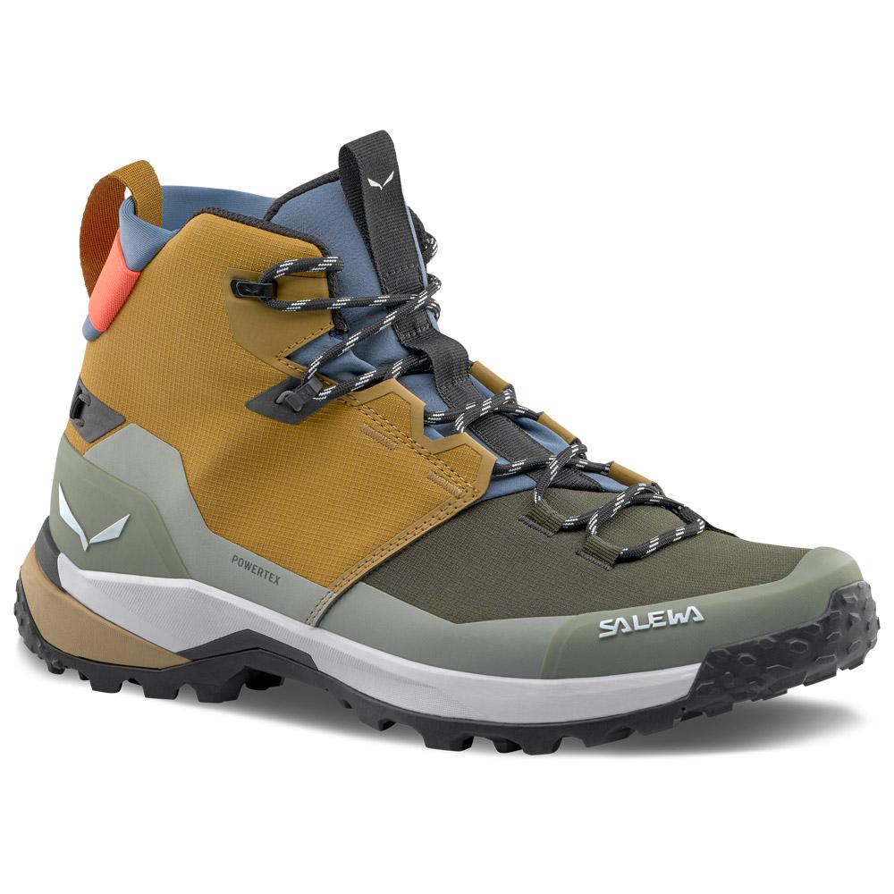 Salewa - Puez 2 Mid PowerTex M Golden Brown Shadow - 7.5 - Hiking shoes