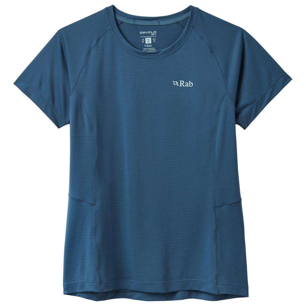RAB - Sonic W's Tempest Blue - 12 - Wander-T-Shirt - Größe 12 - Blau - Damen - Glisshop.de