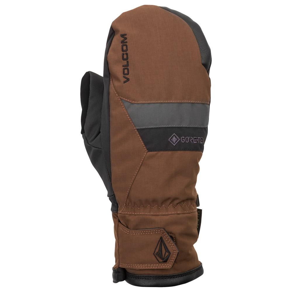 Volcom - Stay Dry Gore-Tex Mitt Brown - S - Fäustling - Größe S - Braun - Glisshop.de