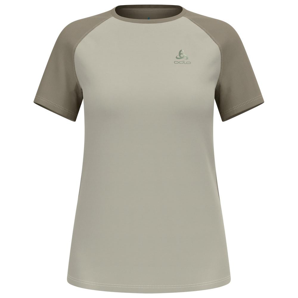 Odlo - X Alp Trail Short Sleeve W's Agate Gray Vetiver - L - Trail tee-shirt