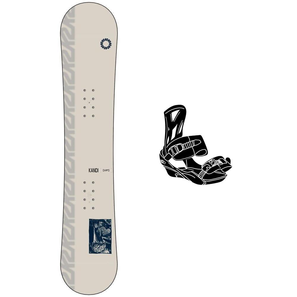 K2 - Pack Snowboard Kandi - 137 + Grom - Snowboard