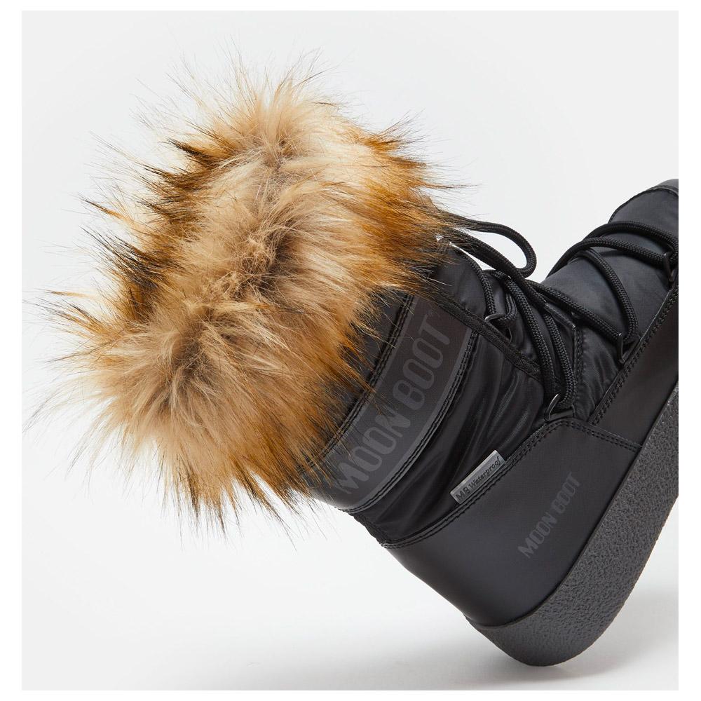 Moon boot monaco low black deals