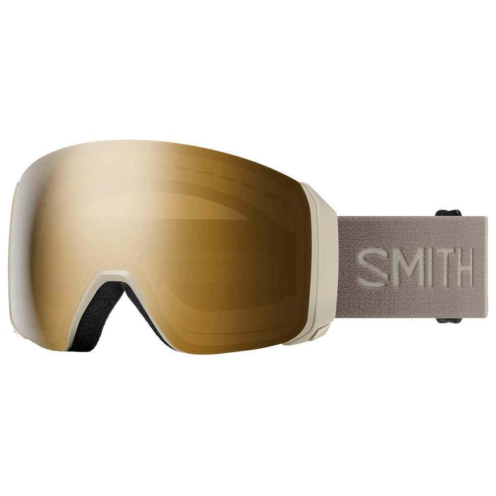 Smith Goggles 4D Mag XL Chalk Chromapop Sun Black + Chromapop Storm Blue  Sensor Mirror - Winter 2025 | Glisshop