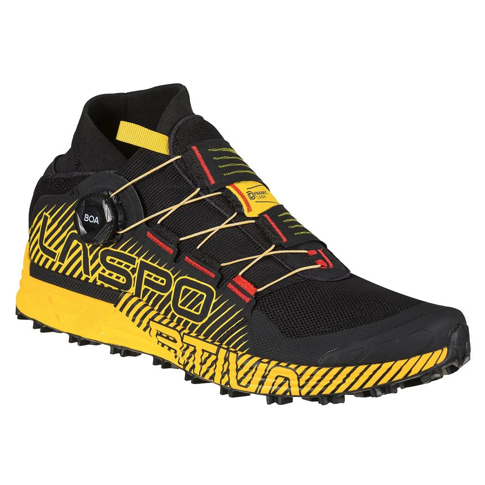 La Sportiva - Cyklon Black Yellow - 42.5 - Trail shoes