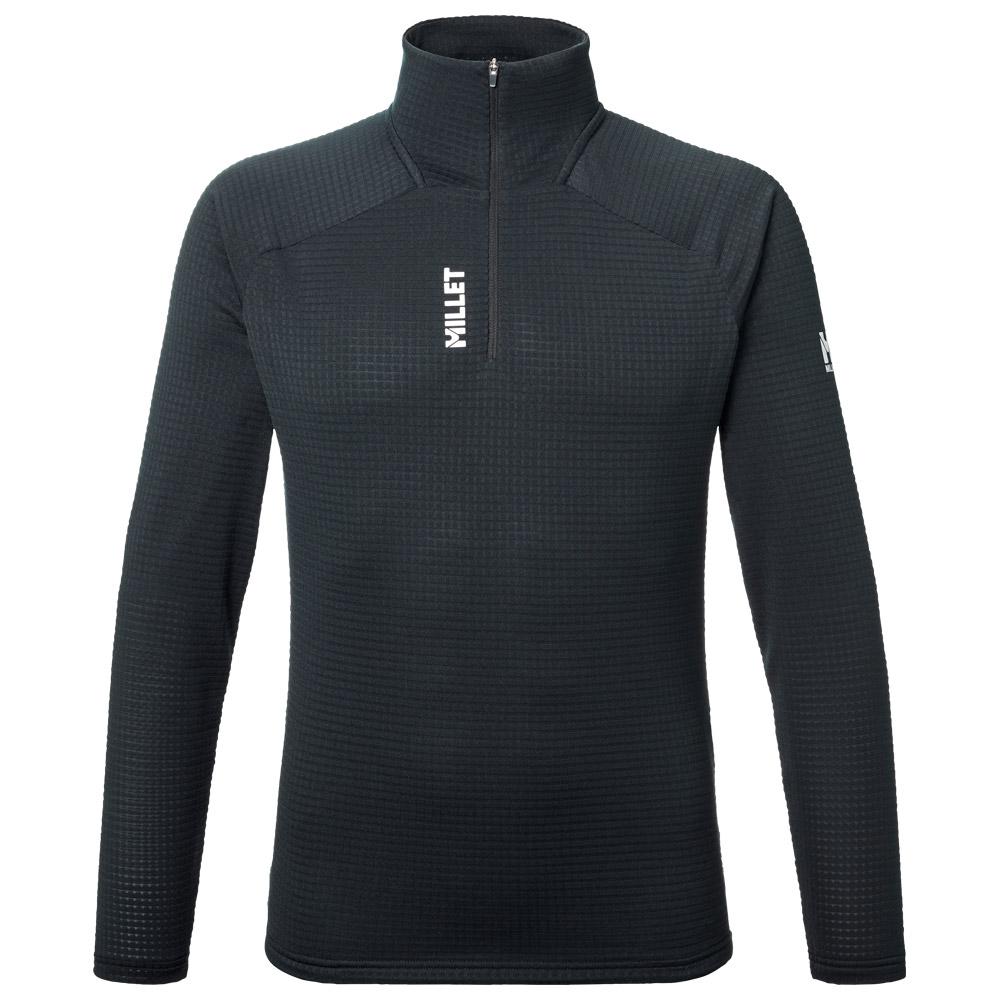Millet - Parmelan Light Fleece 1/2 Zip Black - XL - Fleece