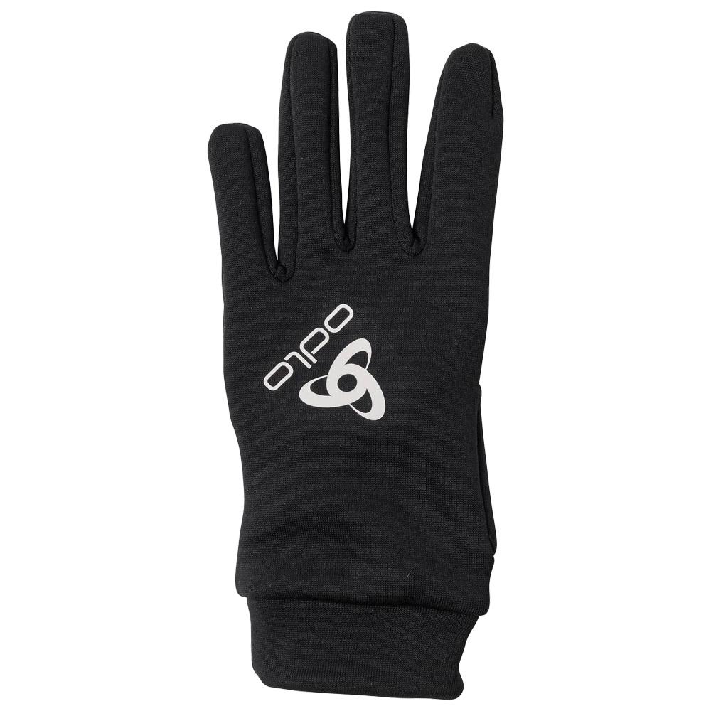 Odlo - Stretchfleece Liner Gloves Full Finger Black - S - Ski gloves
