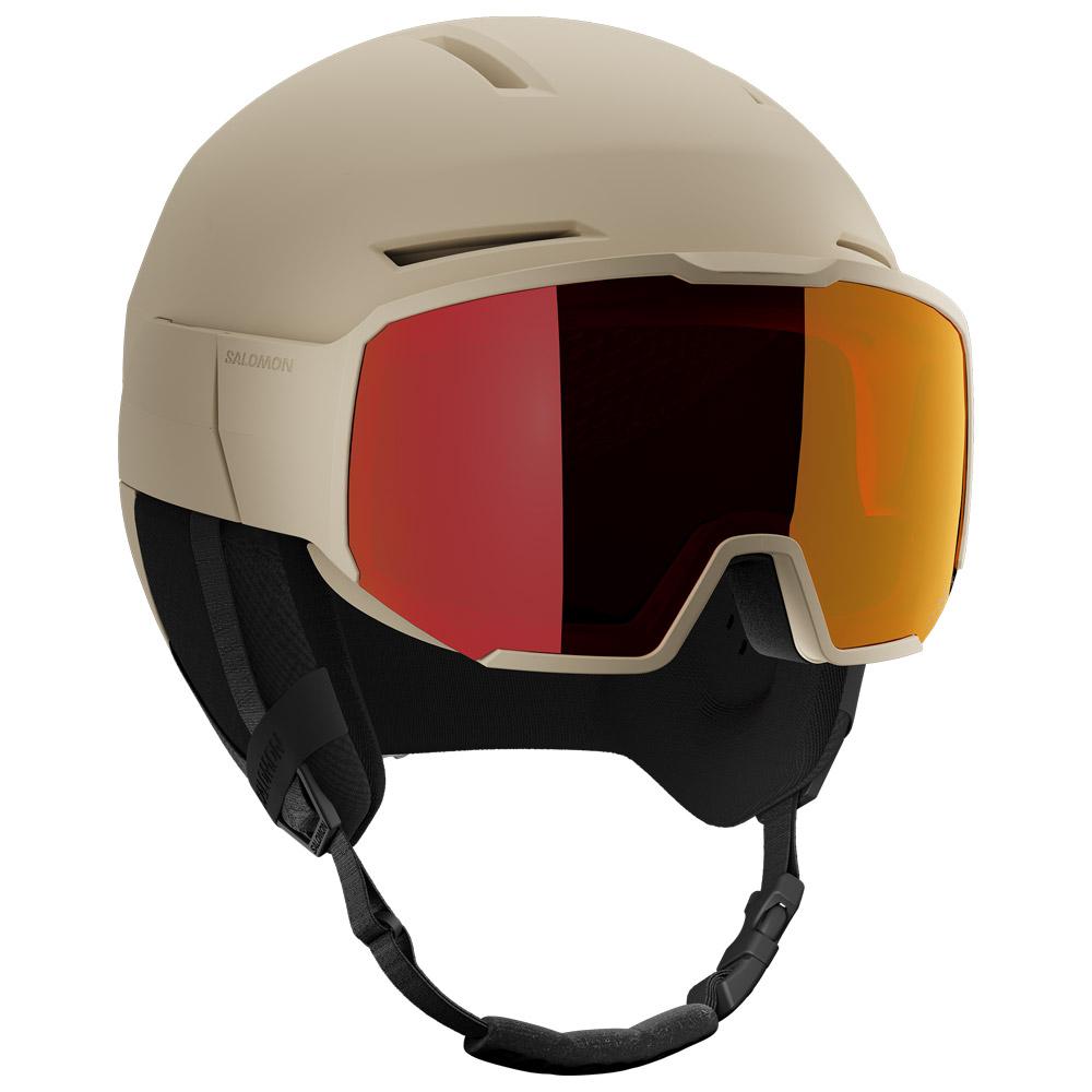 Salomon - Osmo Rainy Day Sigma Poppy Red - L - Visor Helme - Größe L - Rot - Glisshop.de