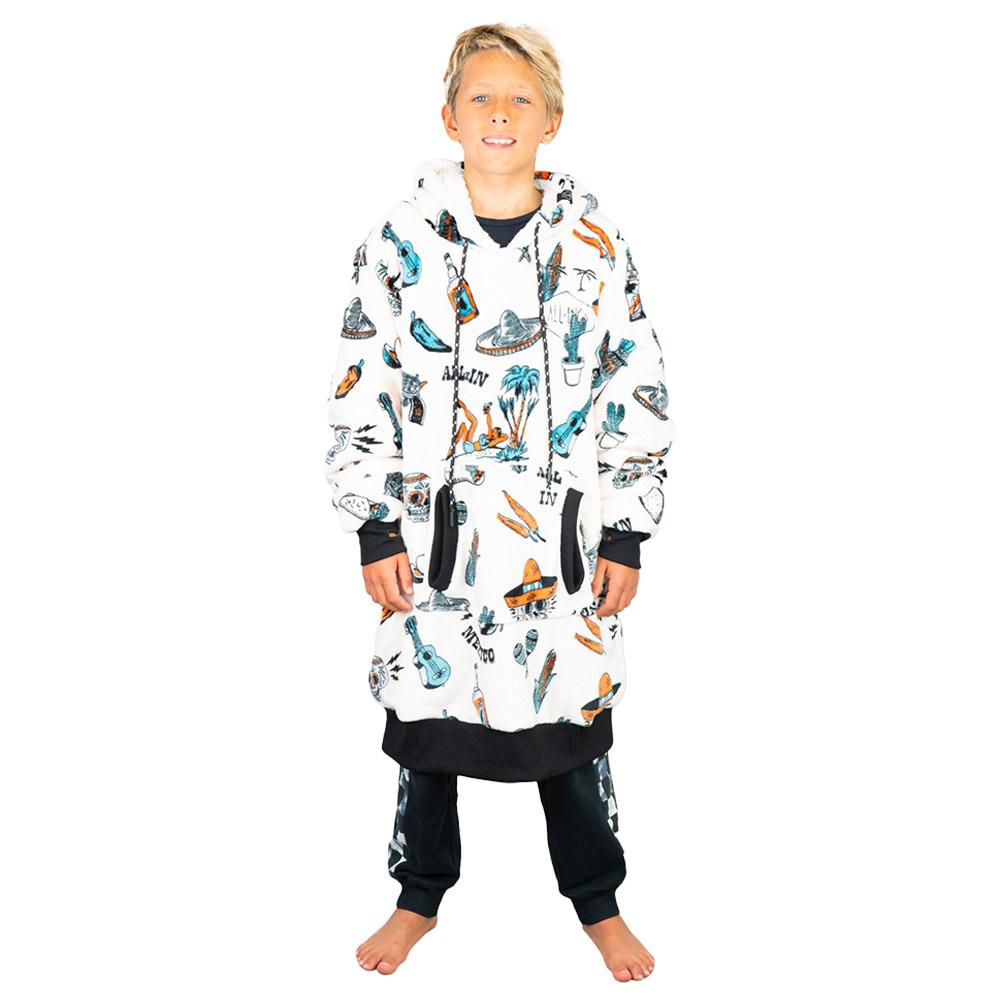 All-In - Poncho Plaid Junior Mexicano - Poncho