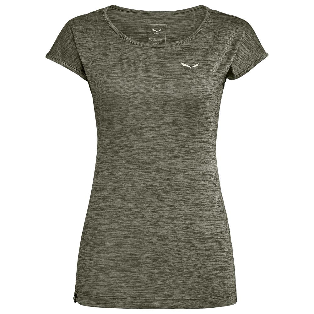 Salewa - Puez Melange Dry W Faded Green Melange - 40 - Hiking tee-shirt