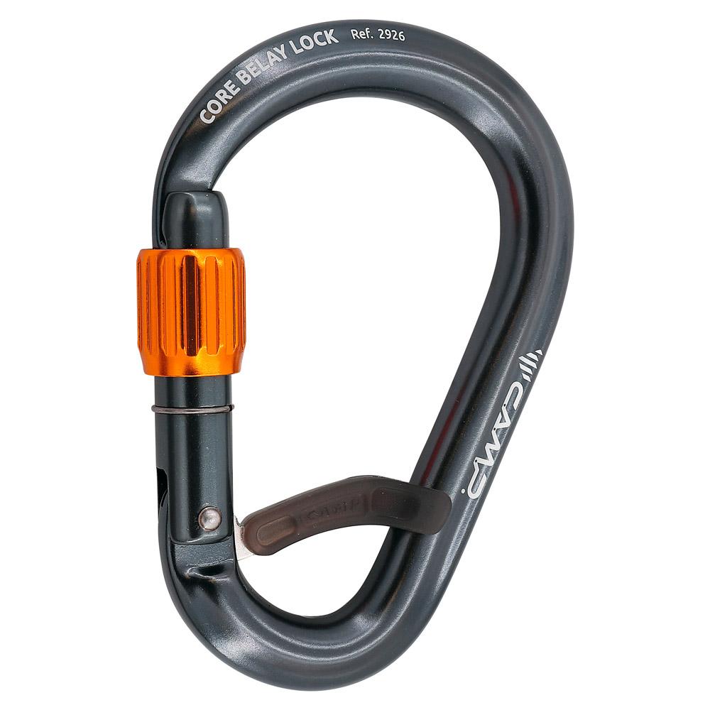 C.A.M.P. - Core Belay Lock Gris Orange - Carabiners