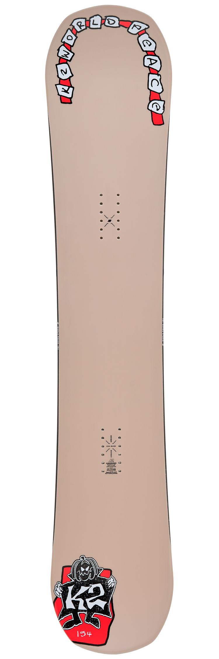 K2 - Pack Snowboard World Peace - 157 + King - Snowboard