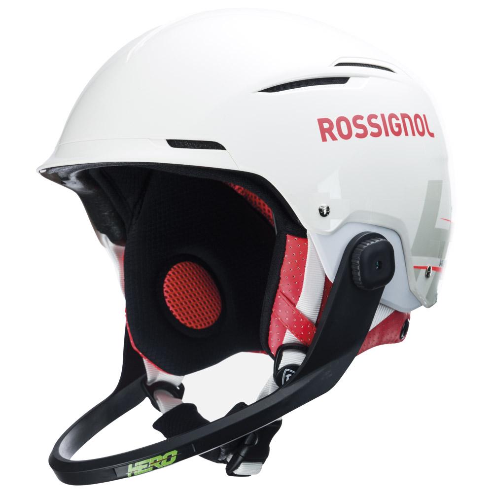 Rossignol - Hero Slalom Impacts + Chinguard White - L-Xl - Helm - Größe L-Xl - Weiß - Glisshop.de