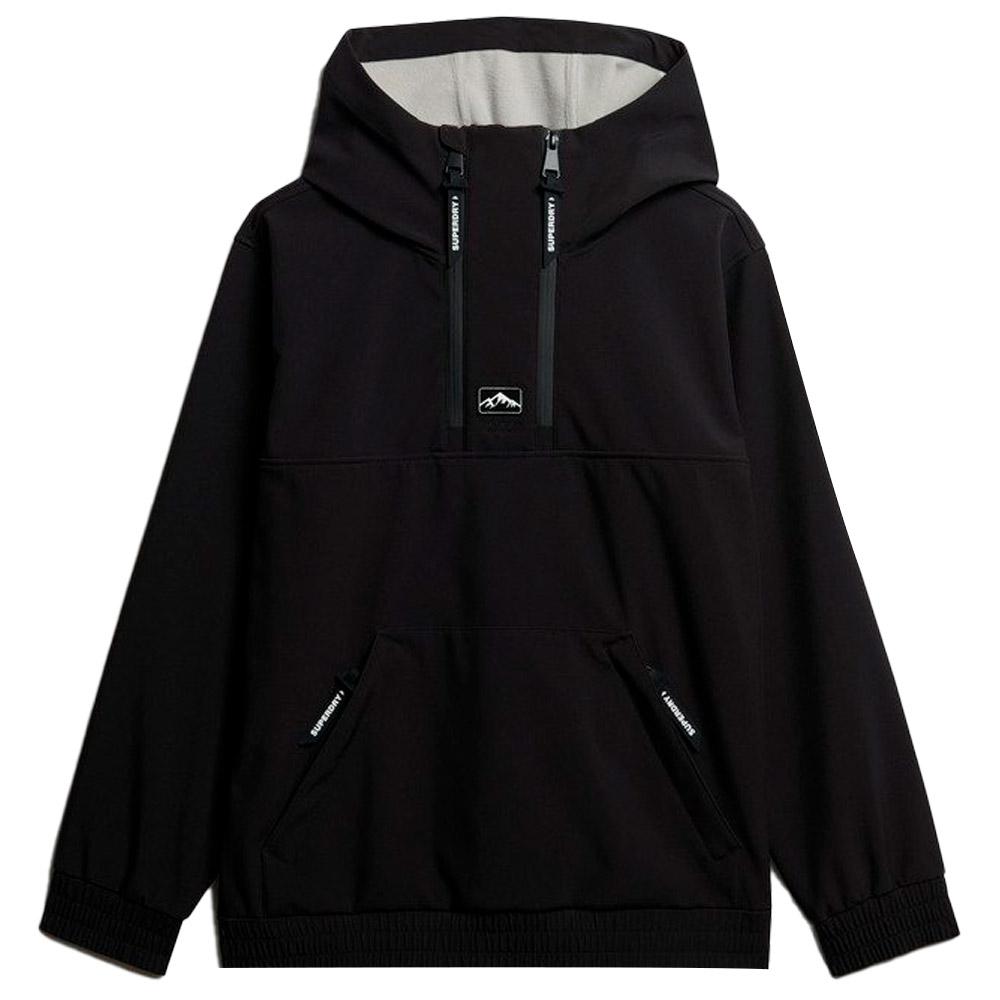 Superdry - Freestyle Softshell Ski Hood W's Black - XL - Ski Jacket