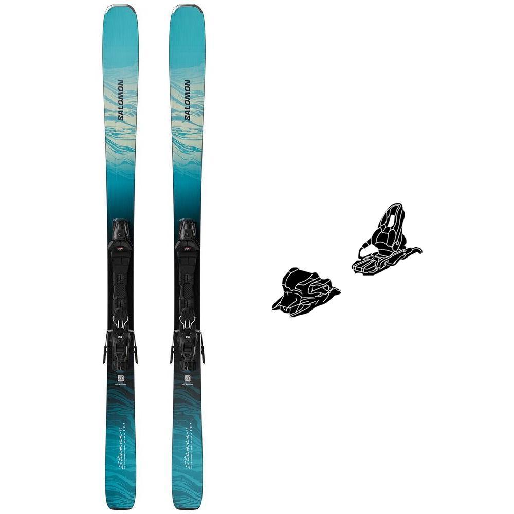 Salomon - Pack Ski E Stance W 80 - 151 + M10 Gw White L80 - Ski - Größe 151 - Weiß - Damen - Glisshop.de