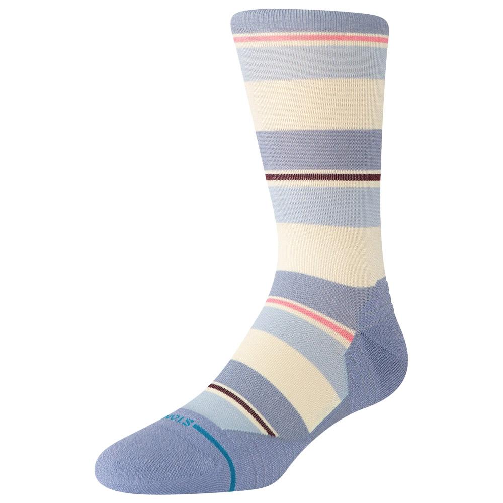 Stance - Perf Run Womens Crew Light Cushion Sock Milo Blue - S - Socks