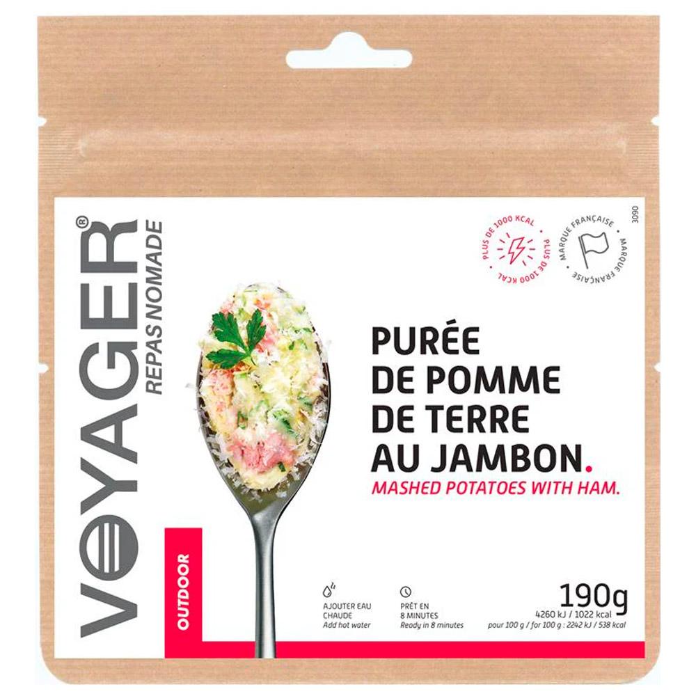 Voyager - Purée De Pomme De Terre Au Jambon 190 g. - Gefriergetrocknetes Essen - 190 g. - Glisshop.de