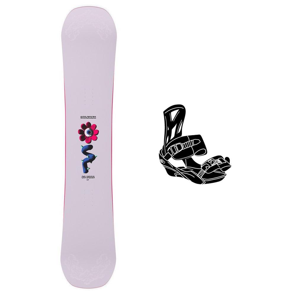 Salomon - Pack Snowboard Oh Yeah - 143 + Queen - Snowboard