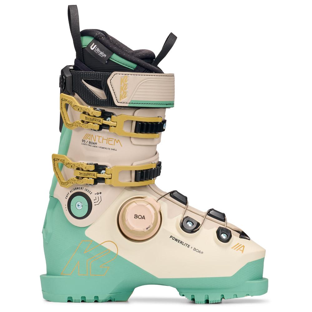 K2 - Anthem 95 Boa - 26-26.5 - Skischuh - Größe 26.5 - Weiß - Damen - Glisshop.de