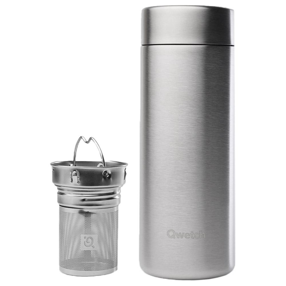 Qwetch - Théière Isotherme 400 ml Matt Inox - Mug